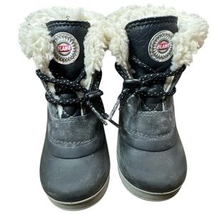 Olang APE Black Winter Boots -30C with Fur Lining Size 6 - 7 Lightweight